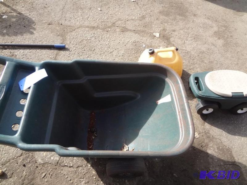 Garden Cart, Seat, Gas Can