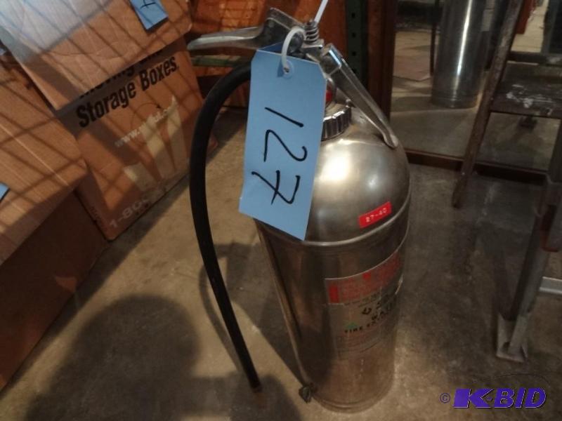 Fire Suppressant Tank, Old Fire Extinguisher