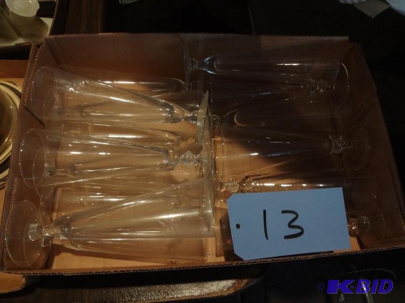 Tall Etched Glasses