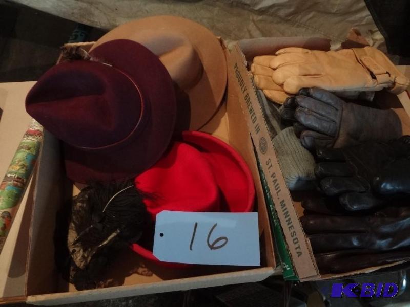 Glasses, Gloves, Ladies Hats