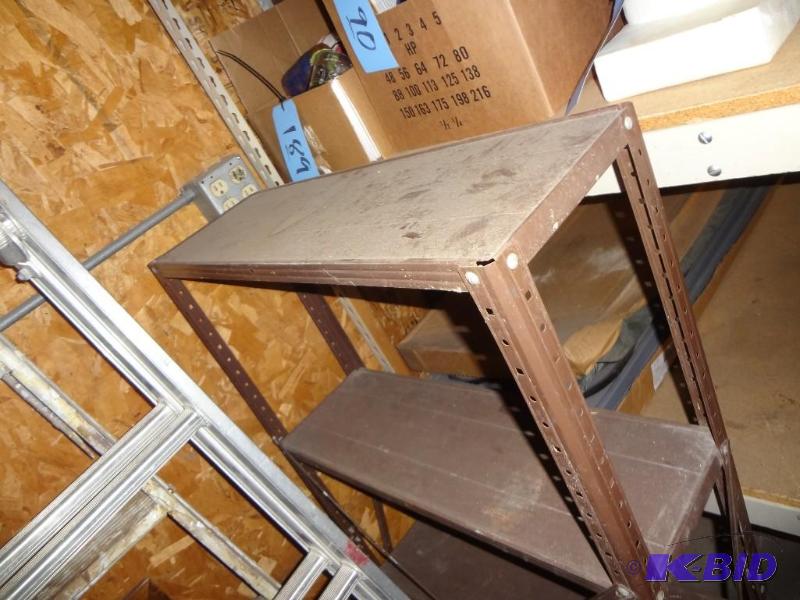 Three Metal Shelves