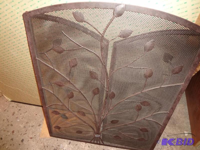 Ornate Brass Fire place Screen