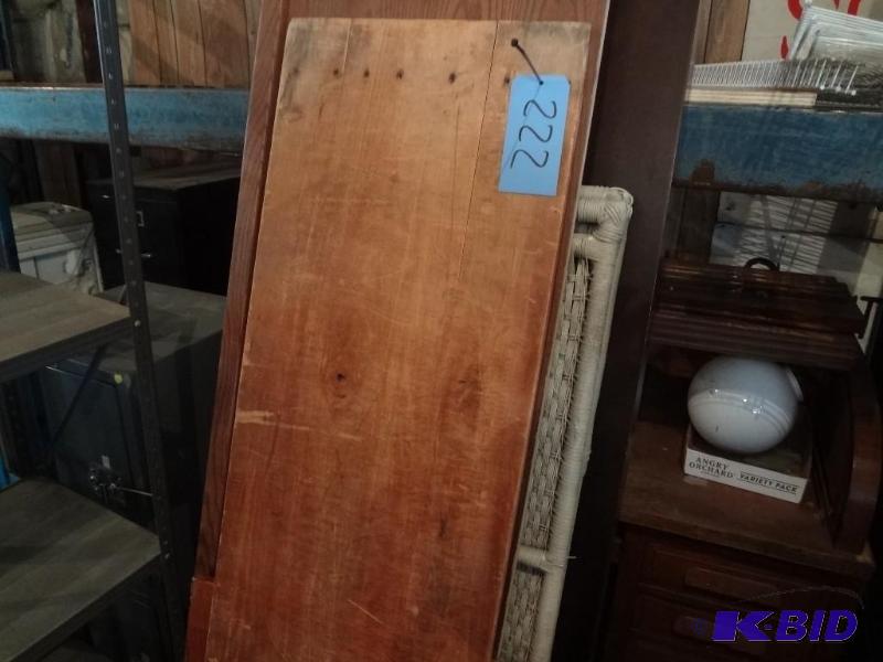 Lot of wood panels, wicker too, one lit