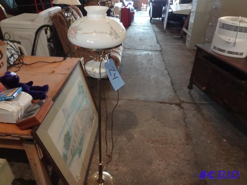 Glass Floor Lamp