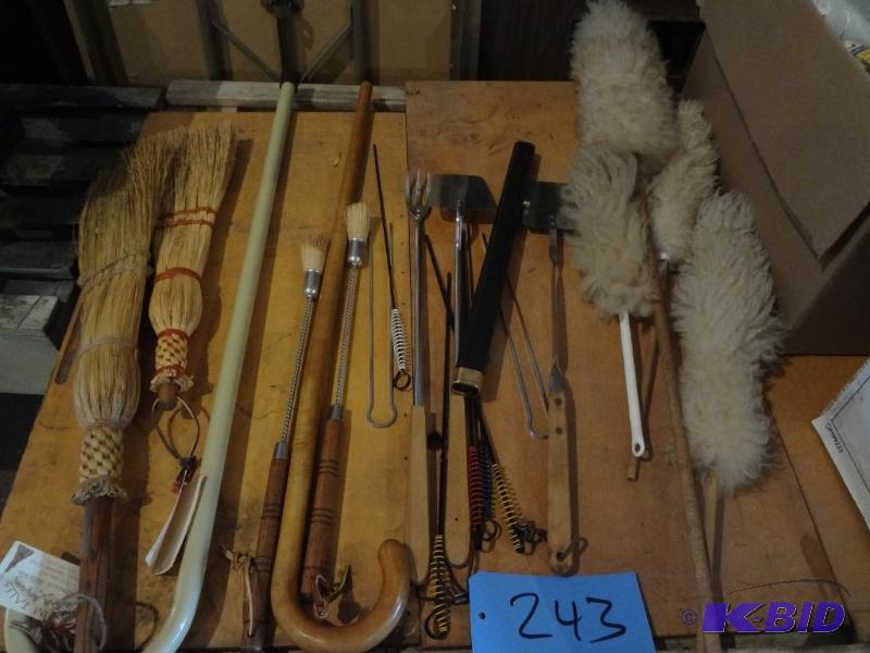 Dusters, utensils, frames