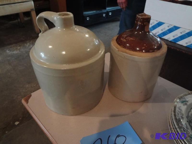 Two Stone Ware Jugs