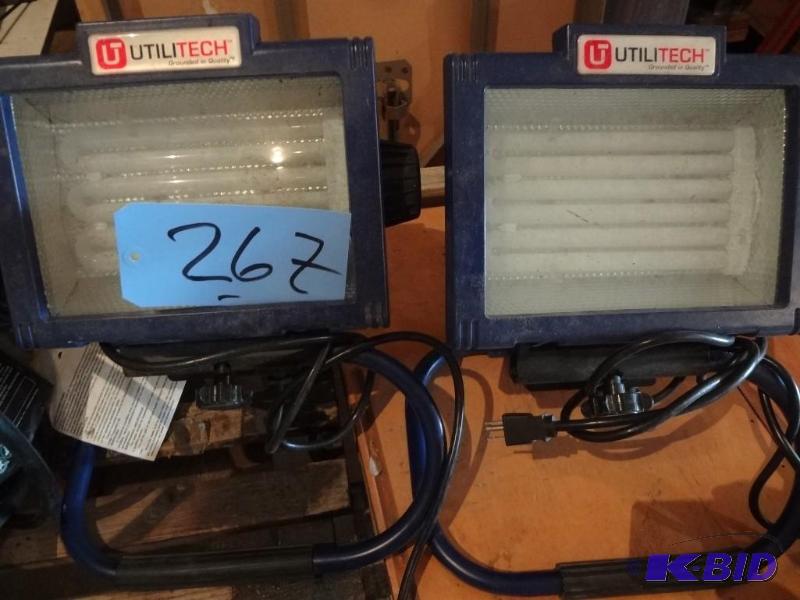 Pair of Large Work Lights
