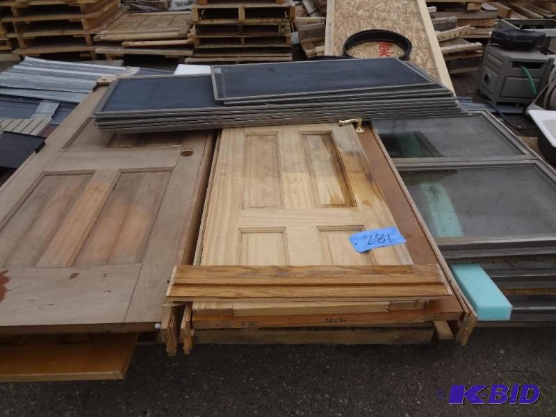Lot of Doors , Windows and Screens