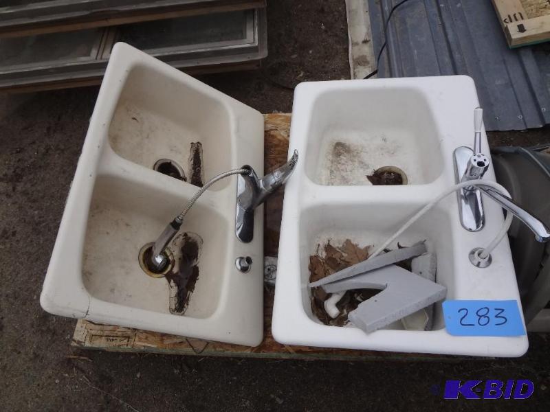 Sinks wfaucets