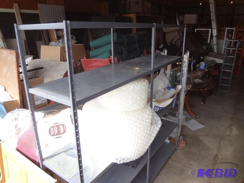 Double Wide Metal Shelf