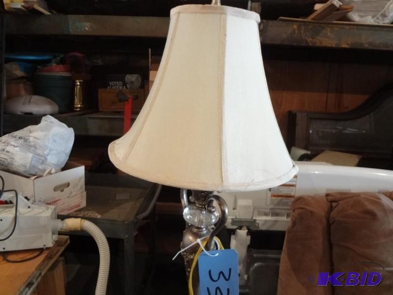 Silver Floor Lamp