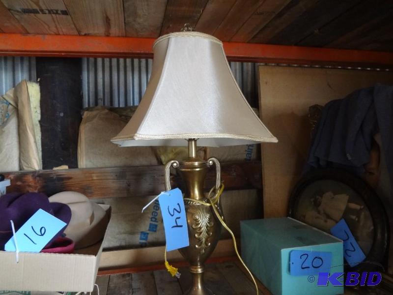 Large Brass Table Lamp