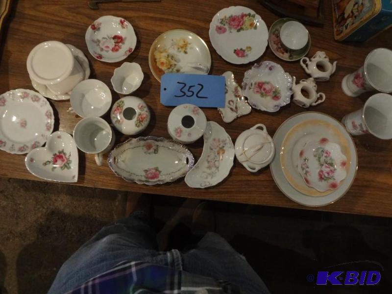 Rose Themed Porcelain Smalls