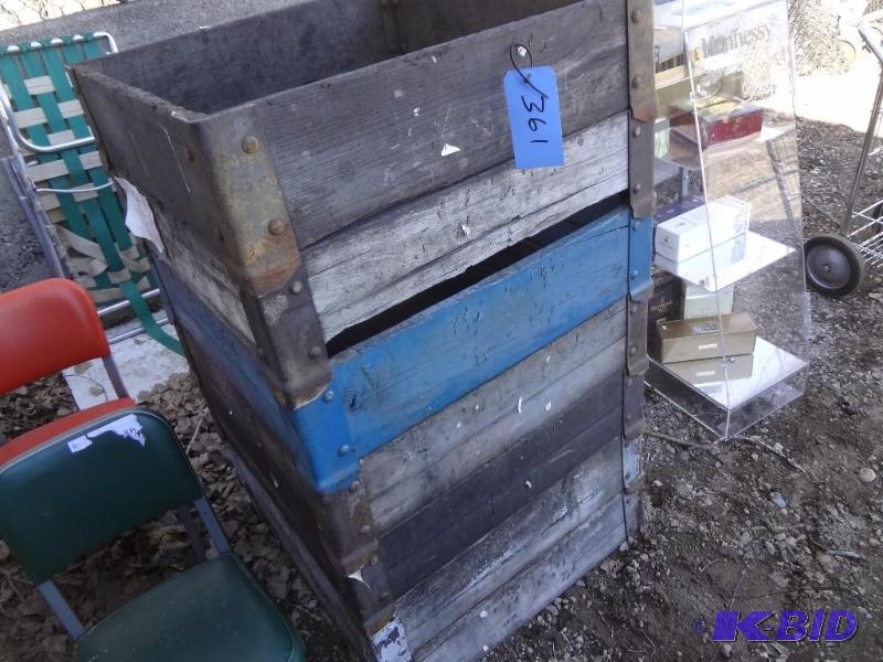 Stacking Wooden Bin