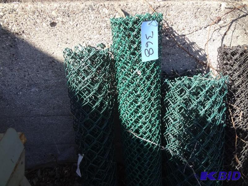 Green Chain Link Fence