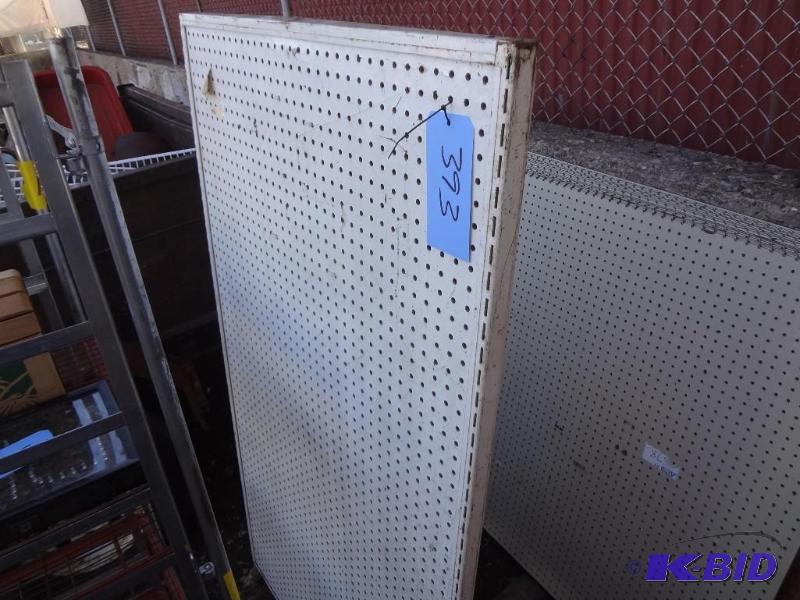 Large Metal Peg Board Display