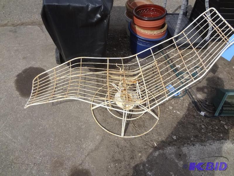 60s Metal Spring Chair