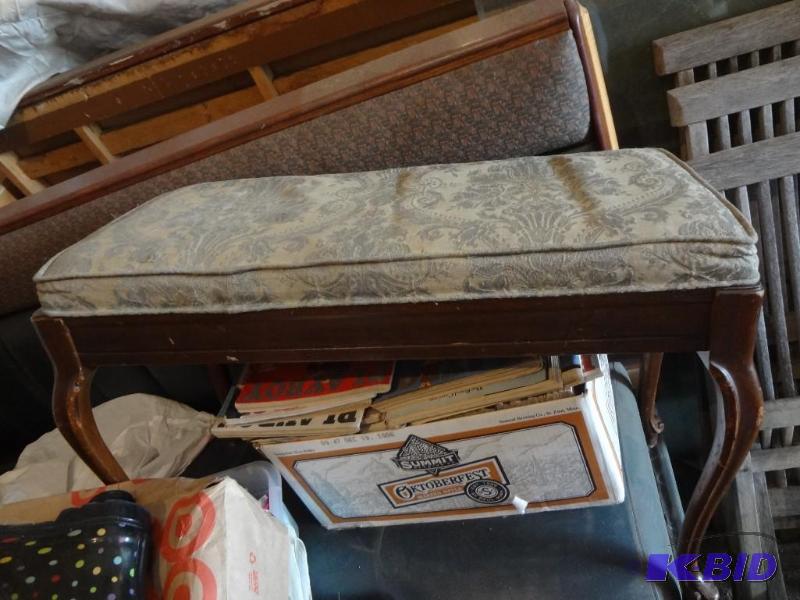 Padded Piano Bench