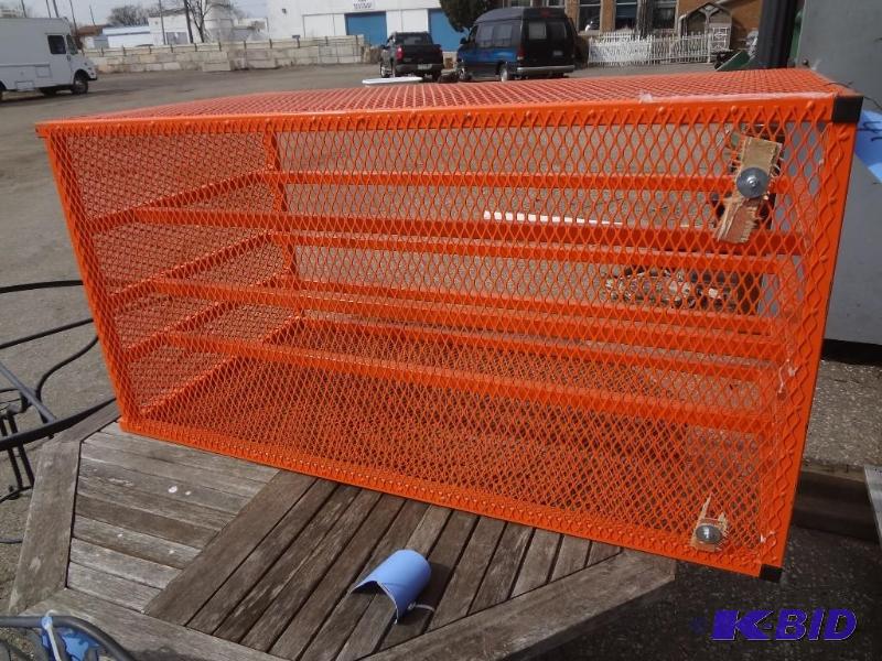 Orange Metal Rack