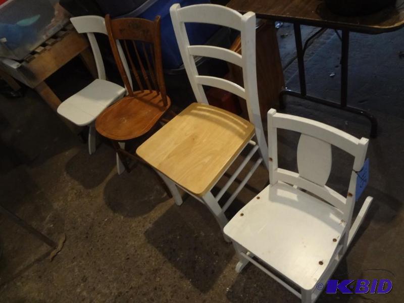 Four Wooden Chairs