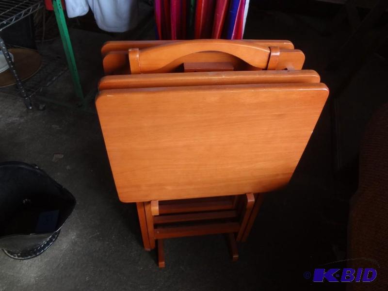 Wooden Tray Set
