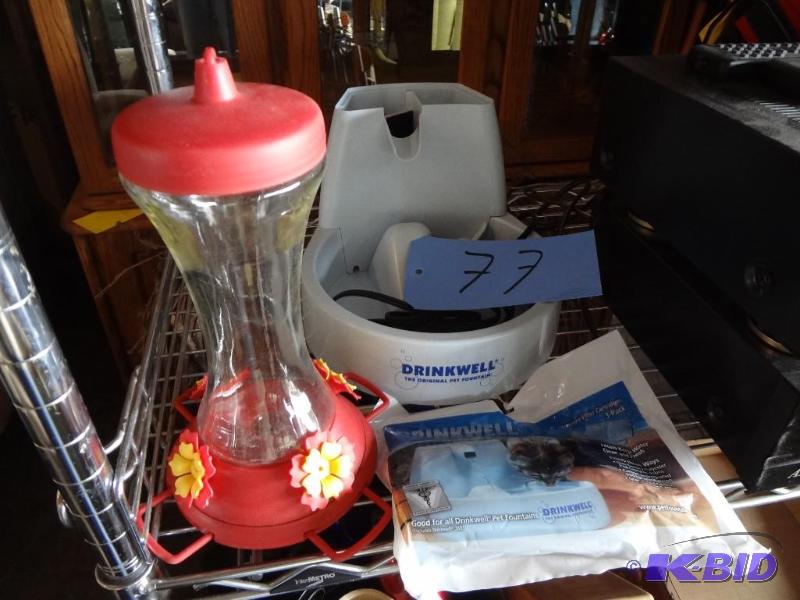 Pet Fountain, Bird Feeders