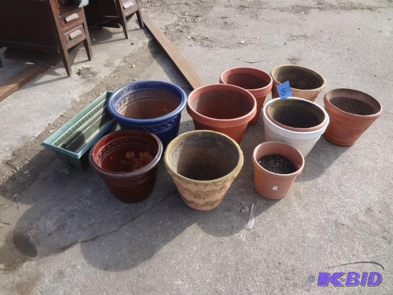 Lot of Composite Planters