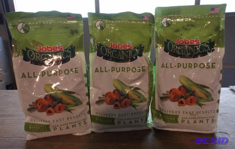 New Three bags of Jobes All-purpose Organic P...