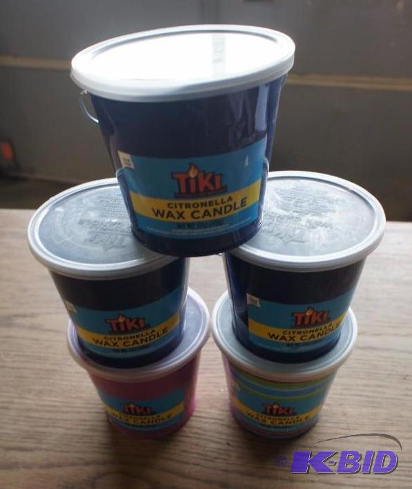 New - Lot of 5 Citronella Candles - Please se...