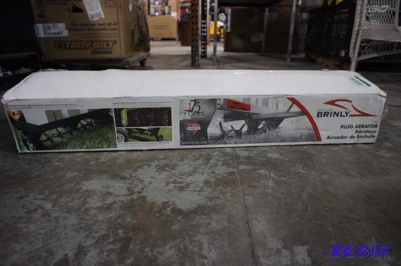 New Brinly 40in. Tow-Behind Plug Aerator - Pl...