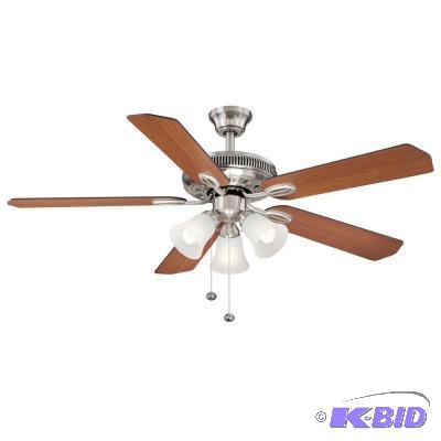 New Hampton Bay Glendale 52 in. Brushed Nicke...