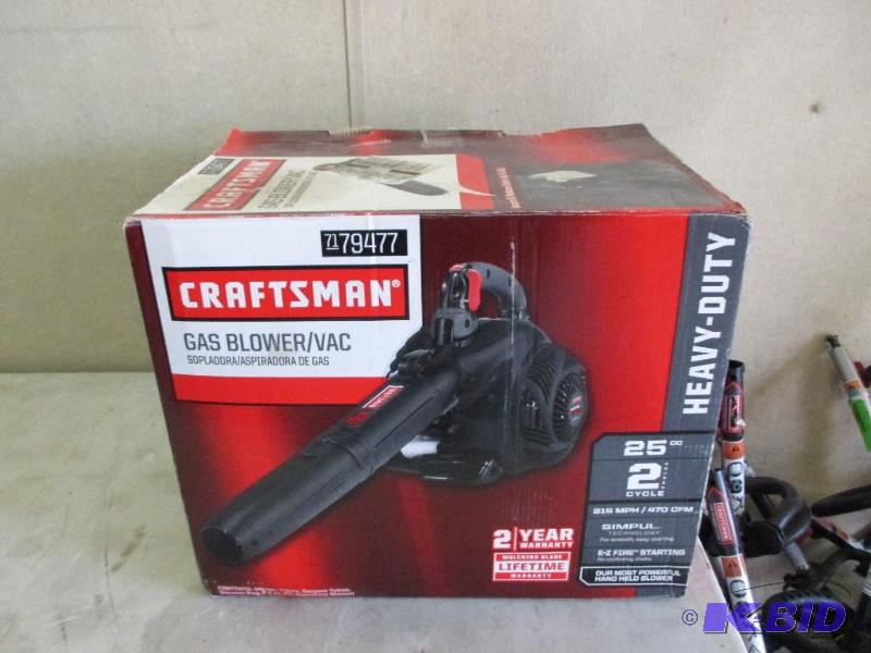 Craftsman Blower vac. Tested and works, looks...