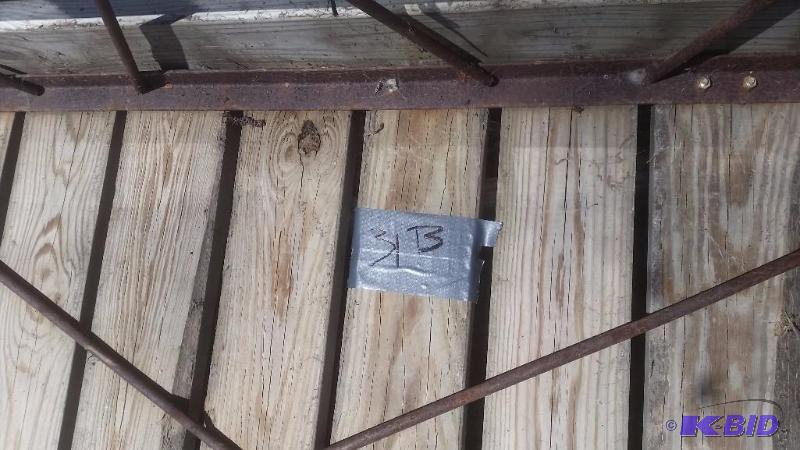 20 x 3 Steel frame dock section with wood decking