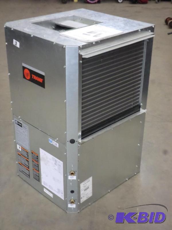 lot 18 image: Like New Trane 208Volt 3-Phase Axiom Vertical...