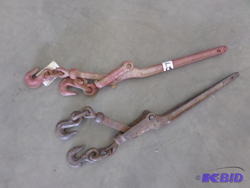 lot 27 image: (2) 5400# Chain Binders...