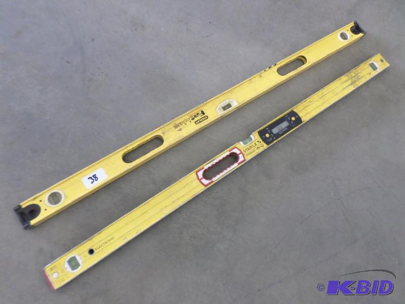 lot 38 image: (2) 48" Levels...