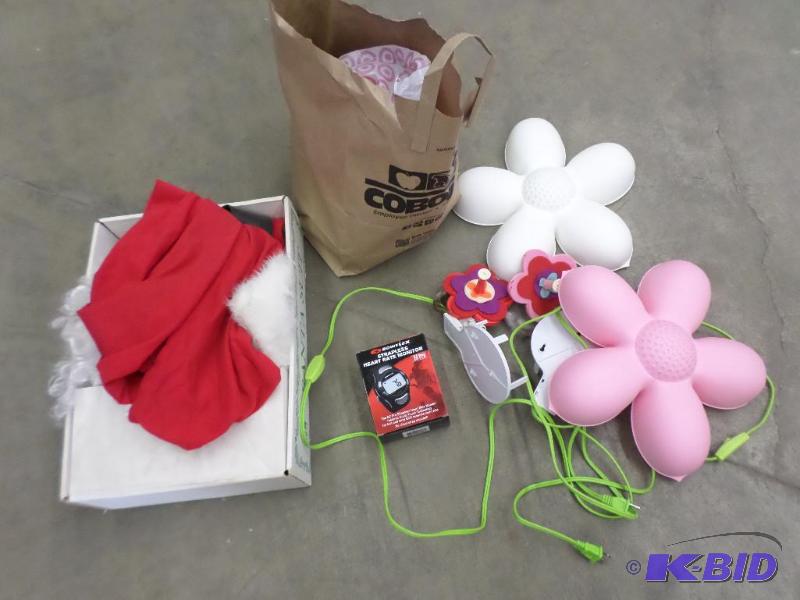 lot 51 image: Lot Of (1) Santa Suit, (1) Heart Rate Monito...