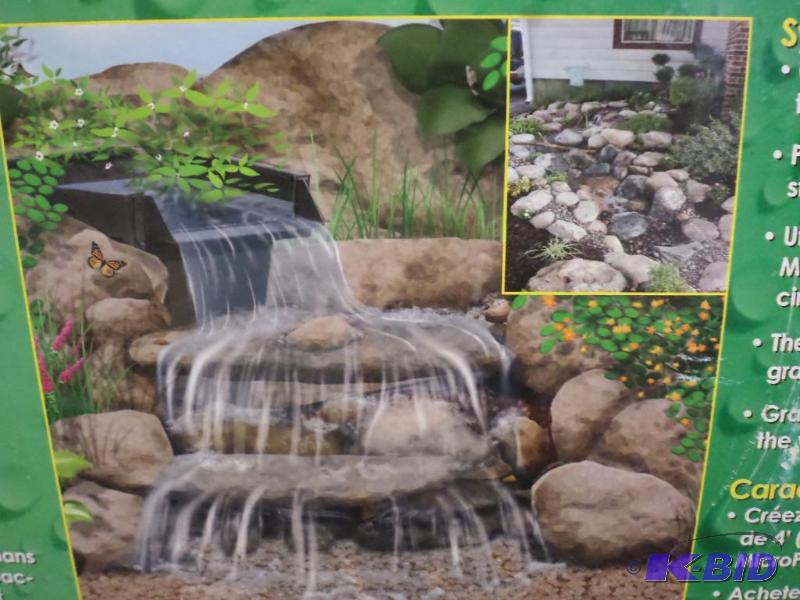 lot 70 image: New Unused Professional Pondless Waterfall Ki...