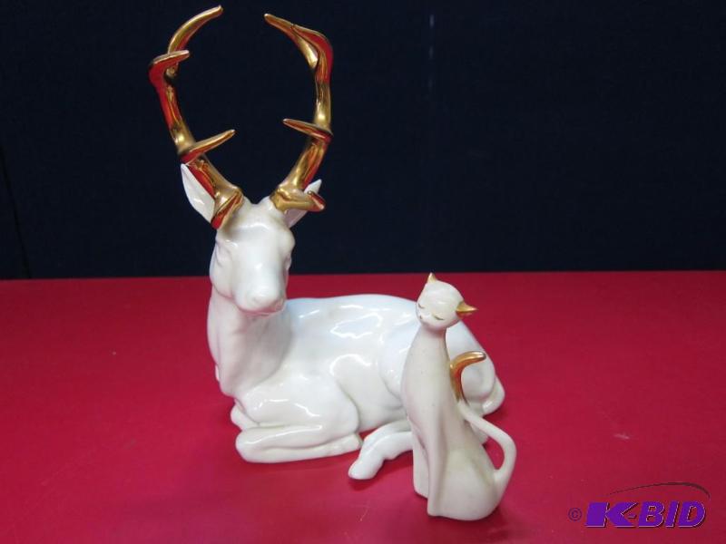 Decorative Deer and Cat