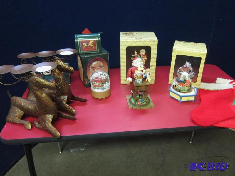 Assortment of Holiday Decorations