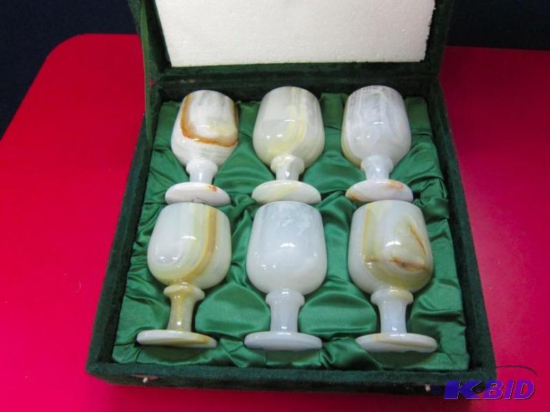 Decorative Stone Goblets