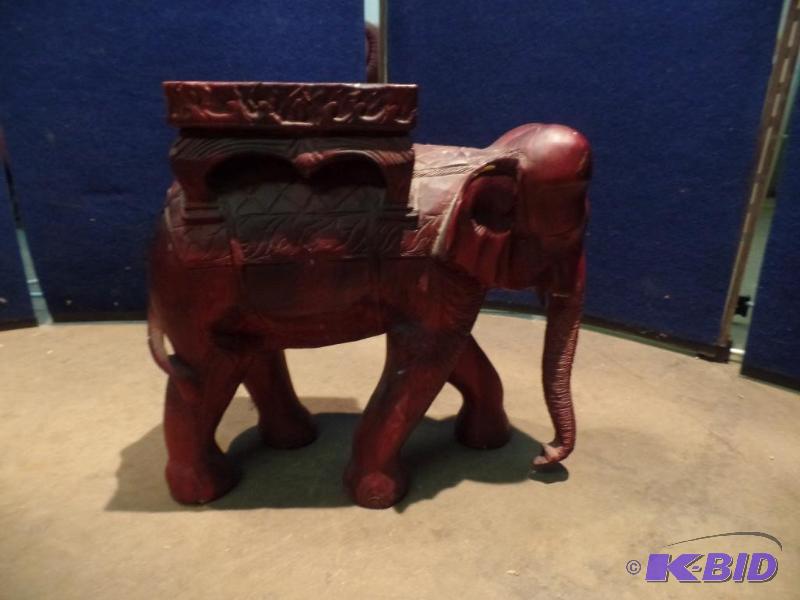 Solid Wood Elephant