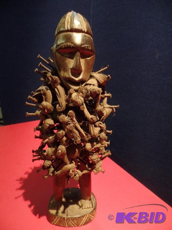 Solid Wood Voodoo-like Figurine