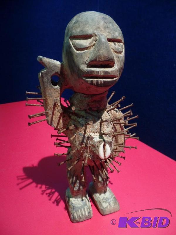 Solid Wood Voodoo-like Figurine