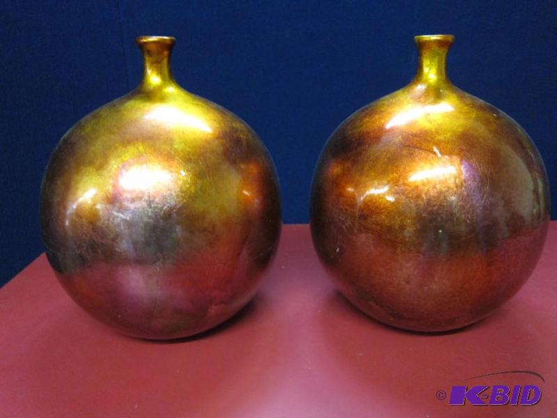 2 Large Decorative Vases