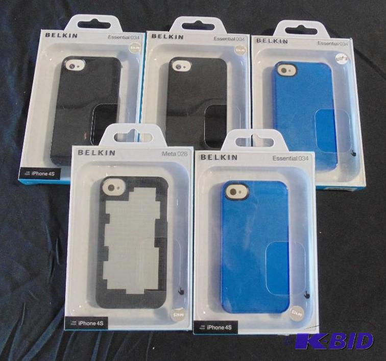 New - Lot of 5 - Assorted Belkin&nbspiPhone ...