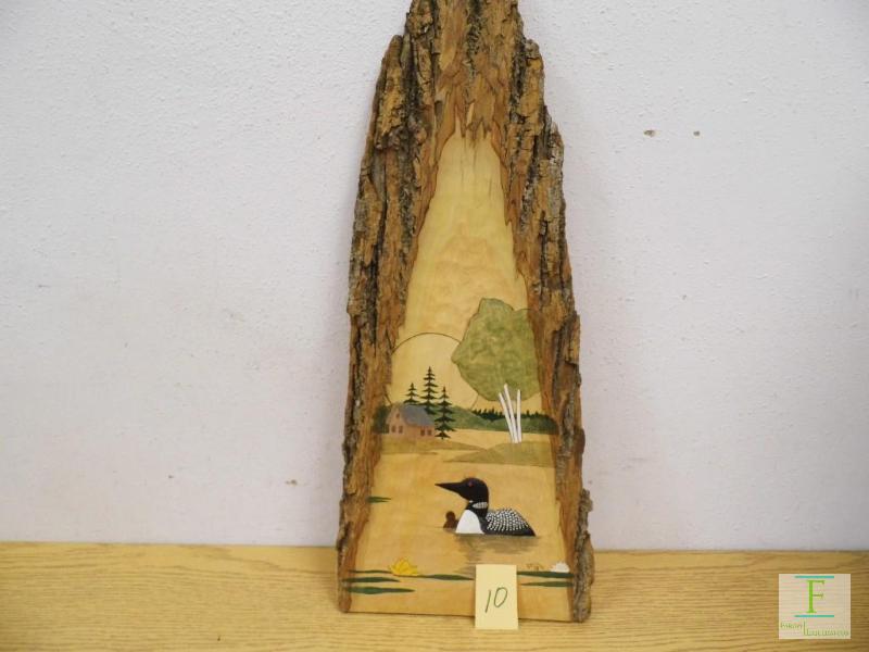 Carved Loon