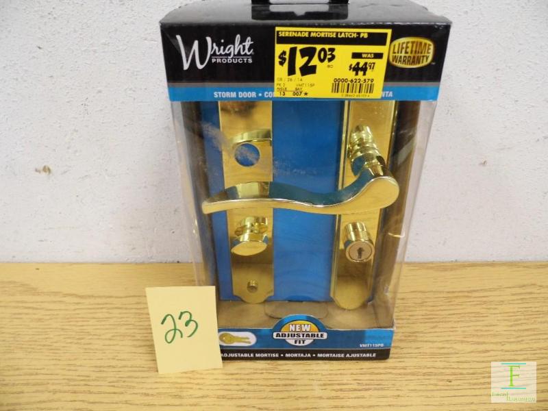 New Lockset for Storm Door