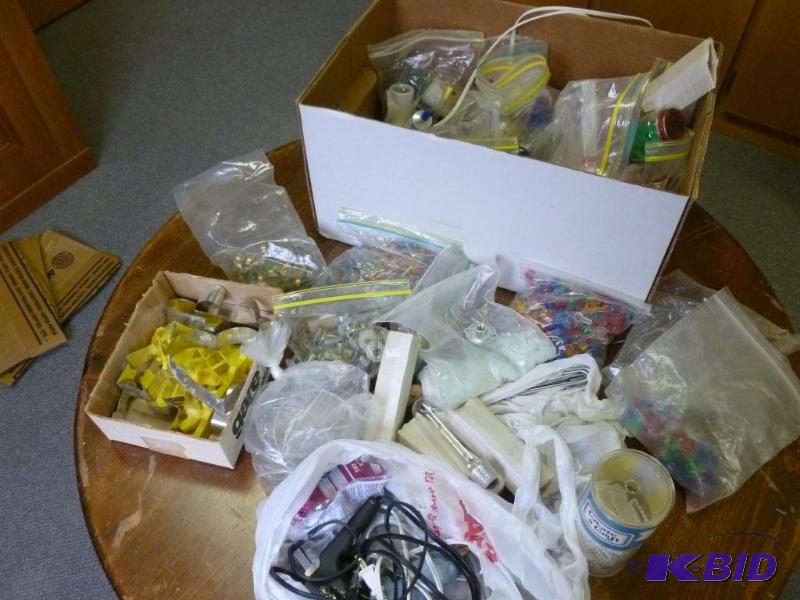lot 13 image: Large lot of ceramic finishing or craft items...