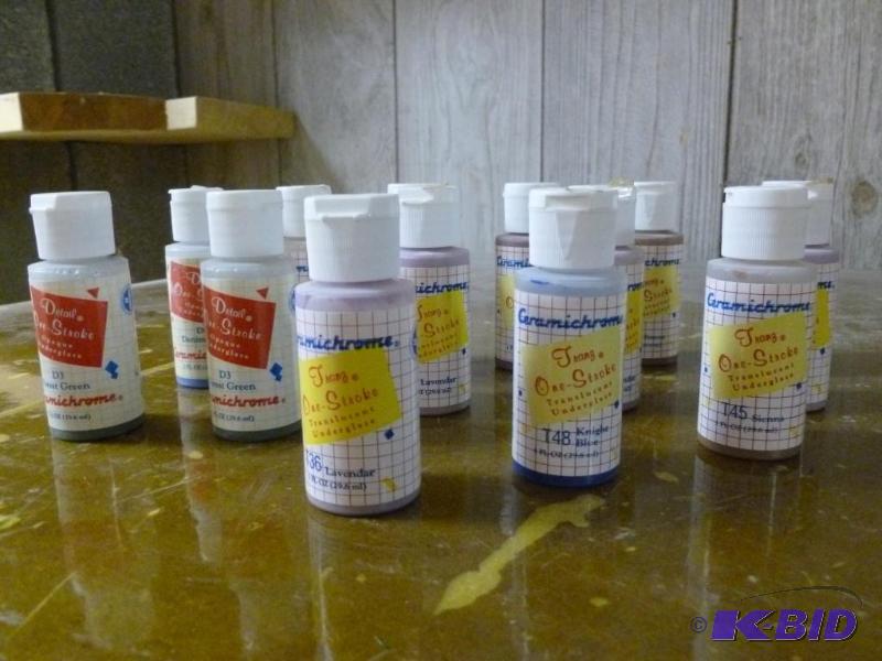 lot 23 image: Lot of 14 bottles of Ceramichrome&nbspTranz ...
